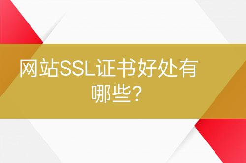 網(wǎng)站SSL證書好處有哪些？
